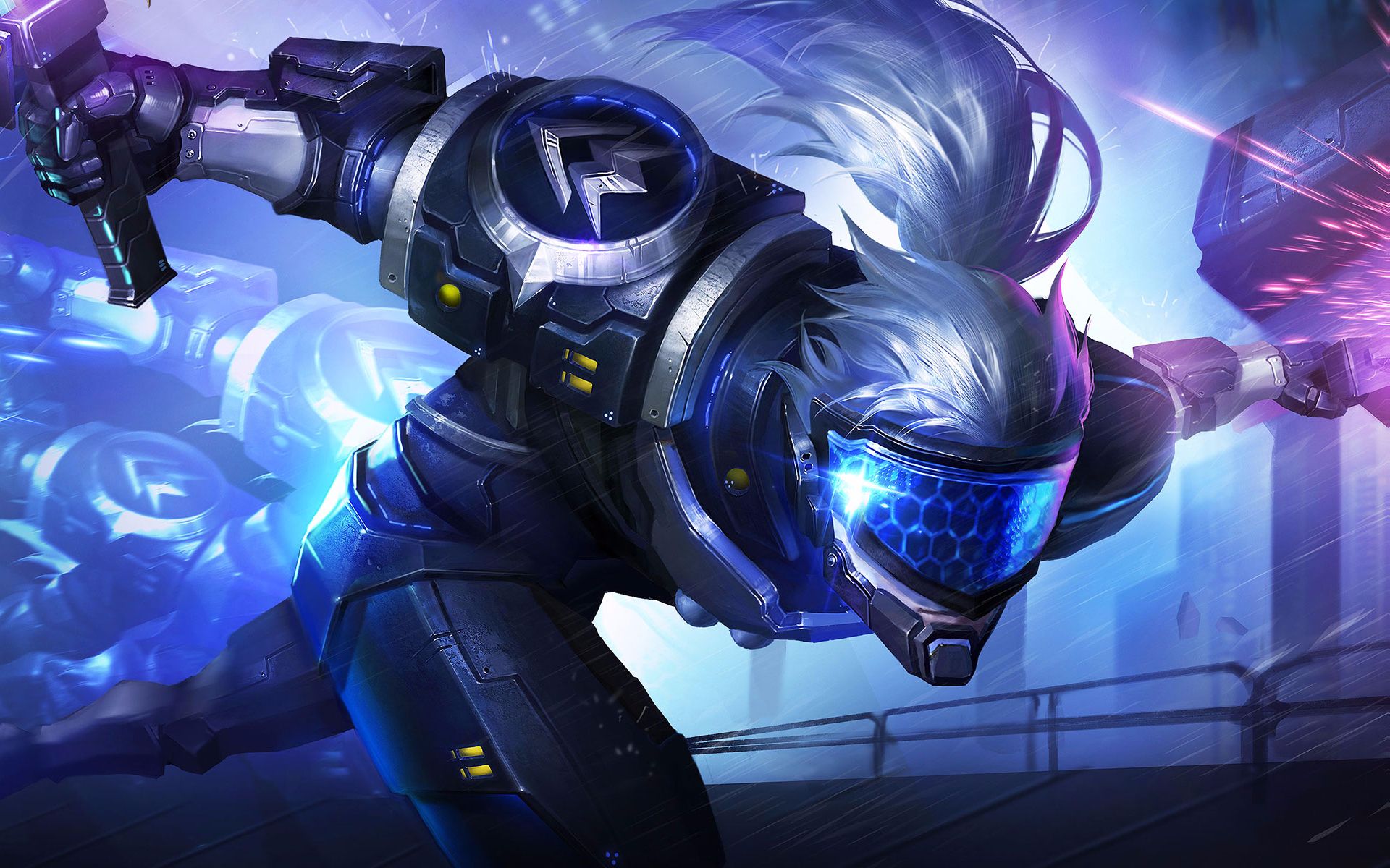 战斗歌曲开始了！单王被狼X战神Jax锁定。团队战是1对3。双方进入最后一轮